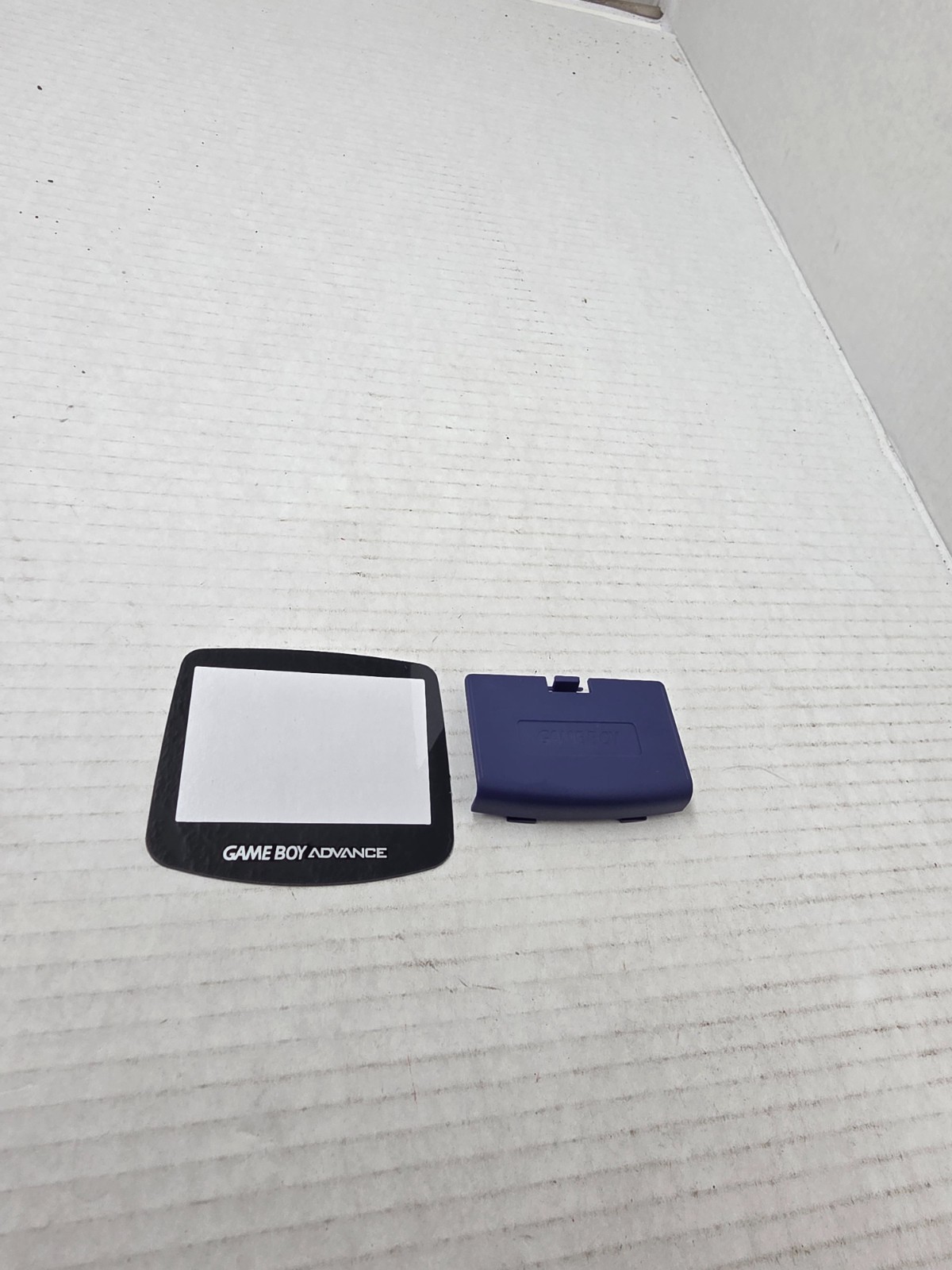 Gameboy Advance Purple/indigo Battery Cover & Replacement Plastic Screen