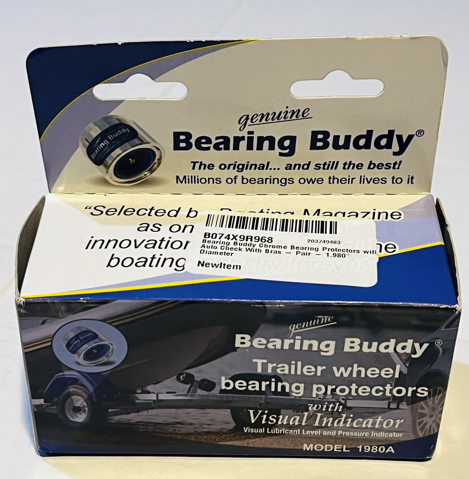Bearing Buddy SS Bearing Protectors With BRA's 1980A SS Pair U53A