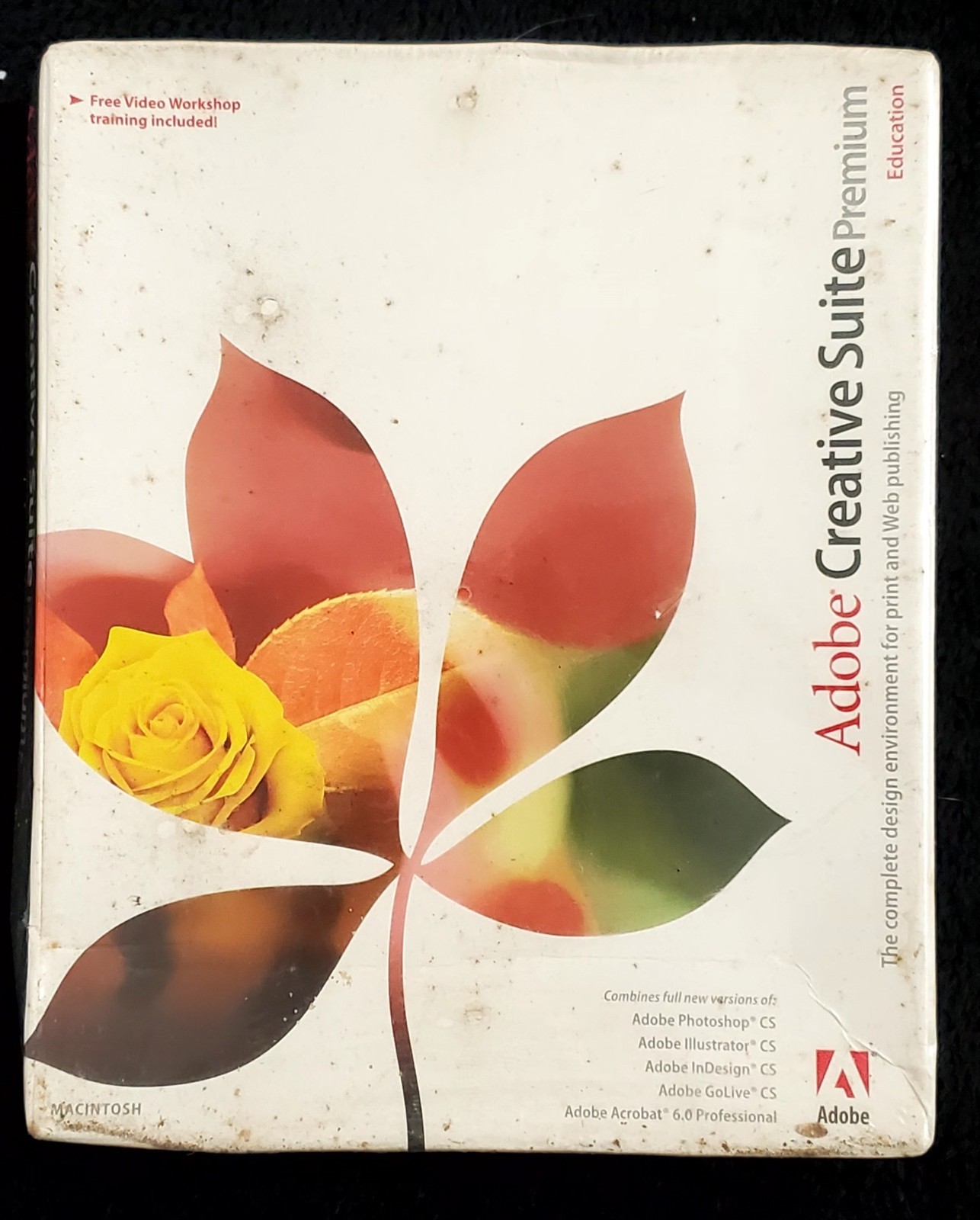OFFICIAL ADOBE CREATIVE SUITE PREMIUM EDUCATION FOR MAC BRAND NEW SEALED