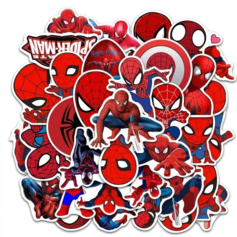 Spiderman Stickers Marvel 20 Pack Random Assortment Decal Set - US Shipping