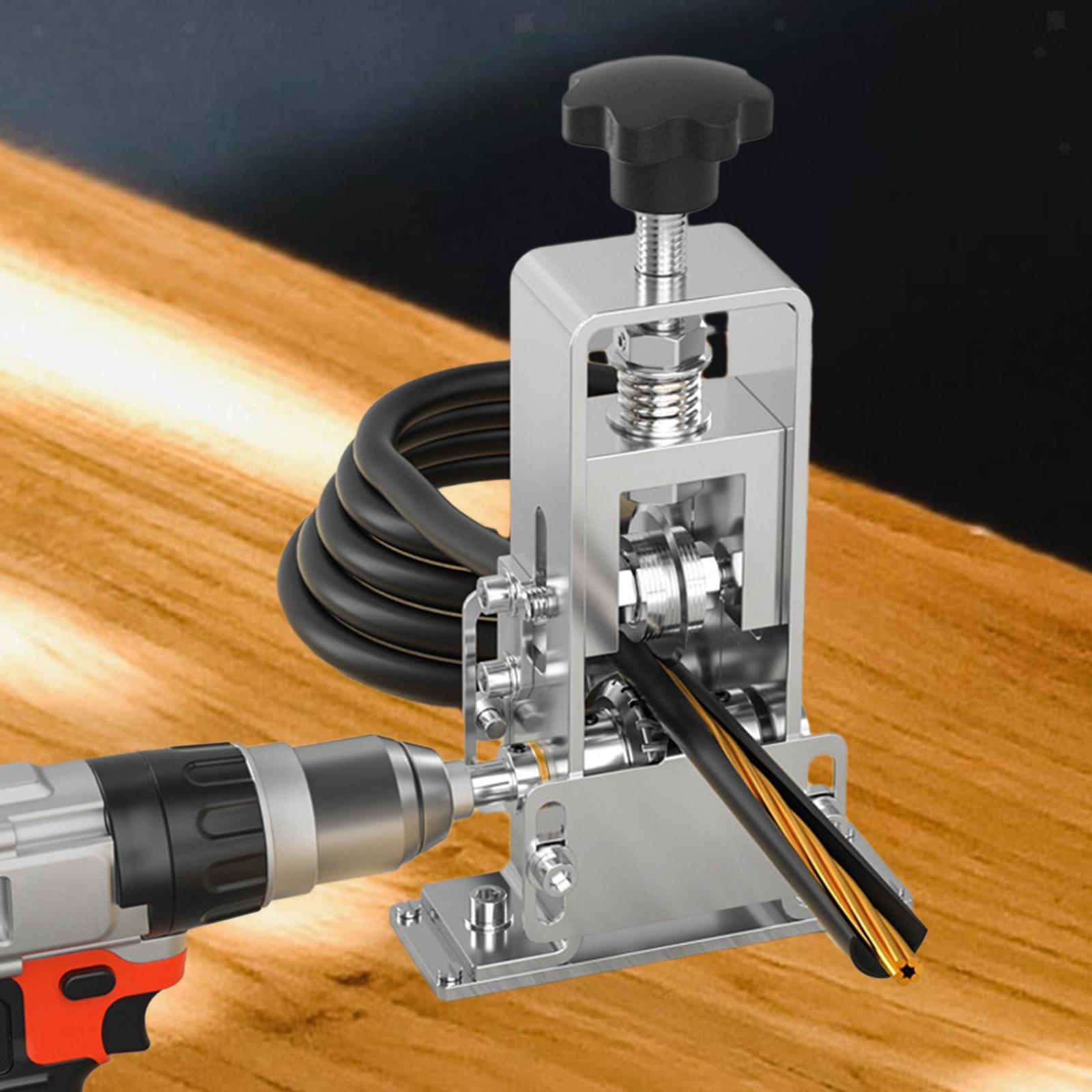 Wire Peeling Machine Hand Crank Accessories DIY Durable Multifunctional Wide
