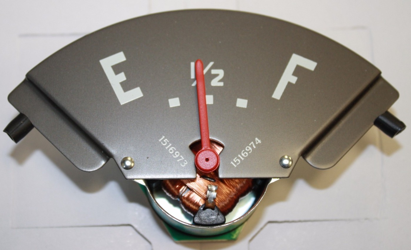 1947 1948 1949 CHEVROLET TRUCK FUEL GAUGE 12 VOLT  WITH RED NEEDLE 47-9262-12V