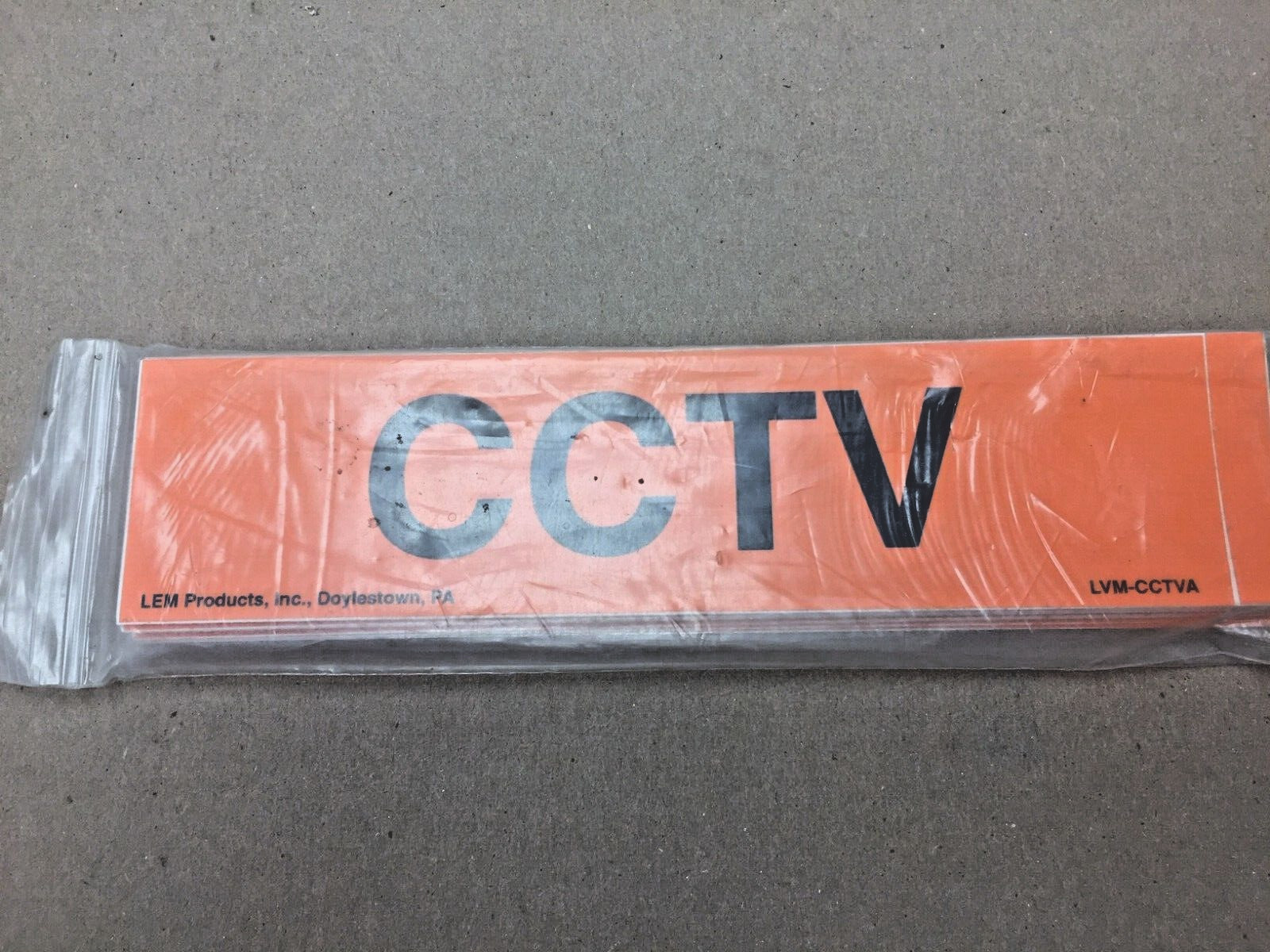 LVM-CCTA  Conduit Marker, Legend "CCTV"  9 In