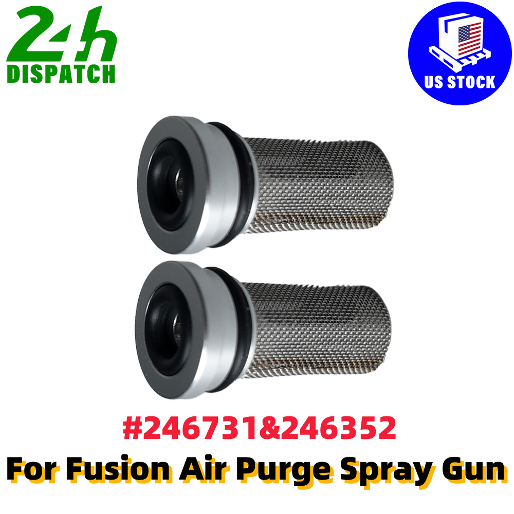 Check Valve Assembly For Fusion Air Purge Spray Gun 246731 246352 2Set