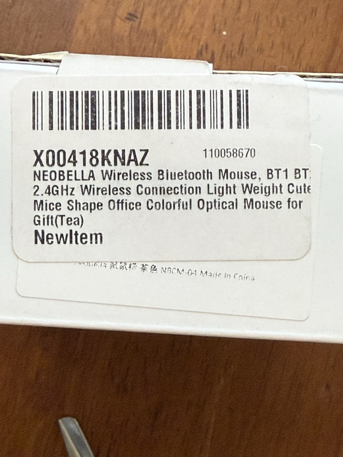 Neobella X5 Wireless BUFF Color Mice Shape BT+2.4G 2H Mouse