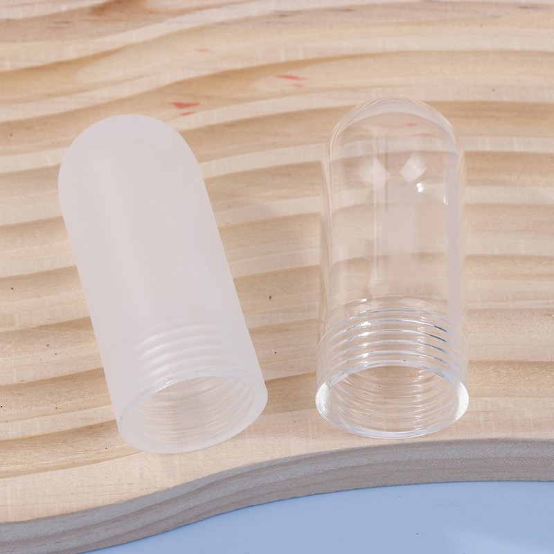 Tubular G9 Glass Cover Threaded Neck Lamp Shade Sturdy Glass Protectant Tube
