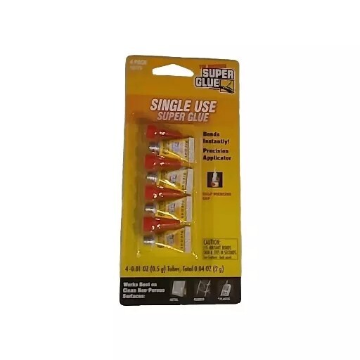 SINGLE USE SUPER GLUE 4 PACK