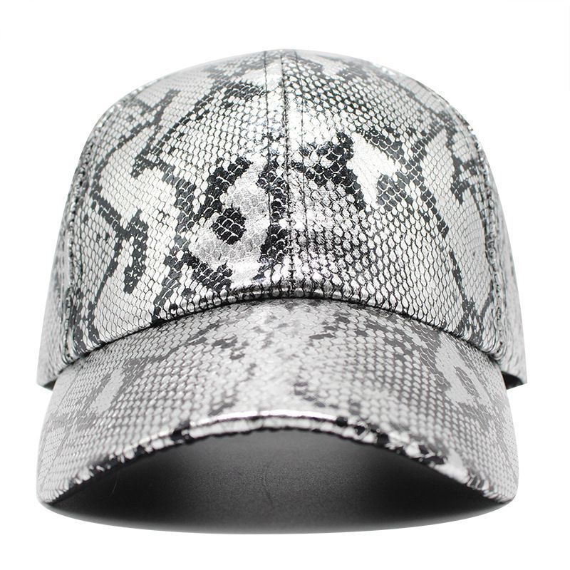 PU Leather Ponytail Baseball Cap Adjustable Sun Hat for Women Men Outdoor
