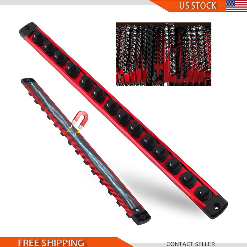 14-Slot 360 Rotatable 3/8 Drive Socket Holder