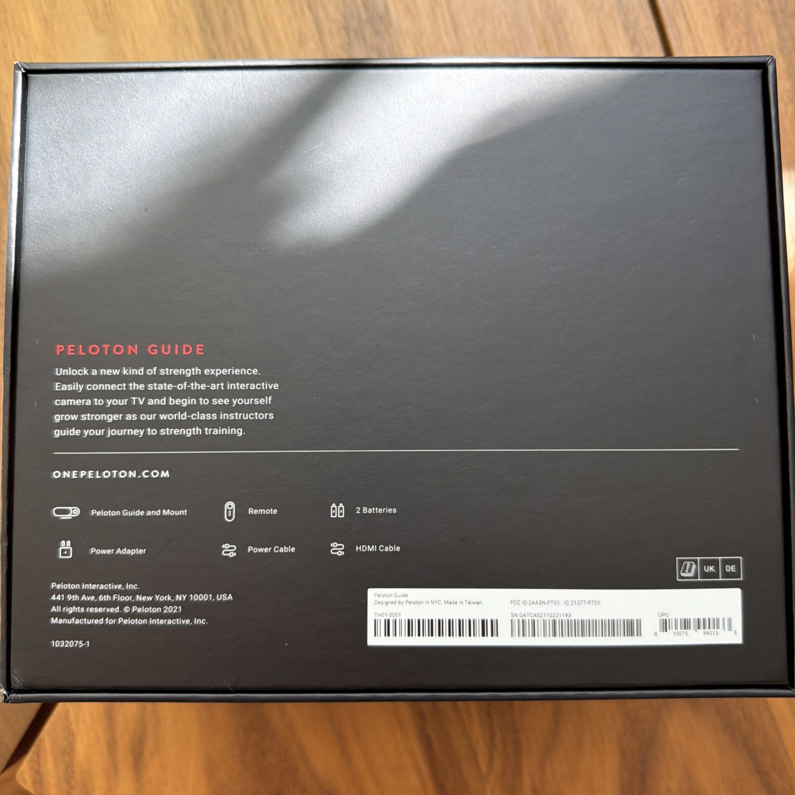Peloton Guide PT01 Strength Training Device With Built In Camera