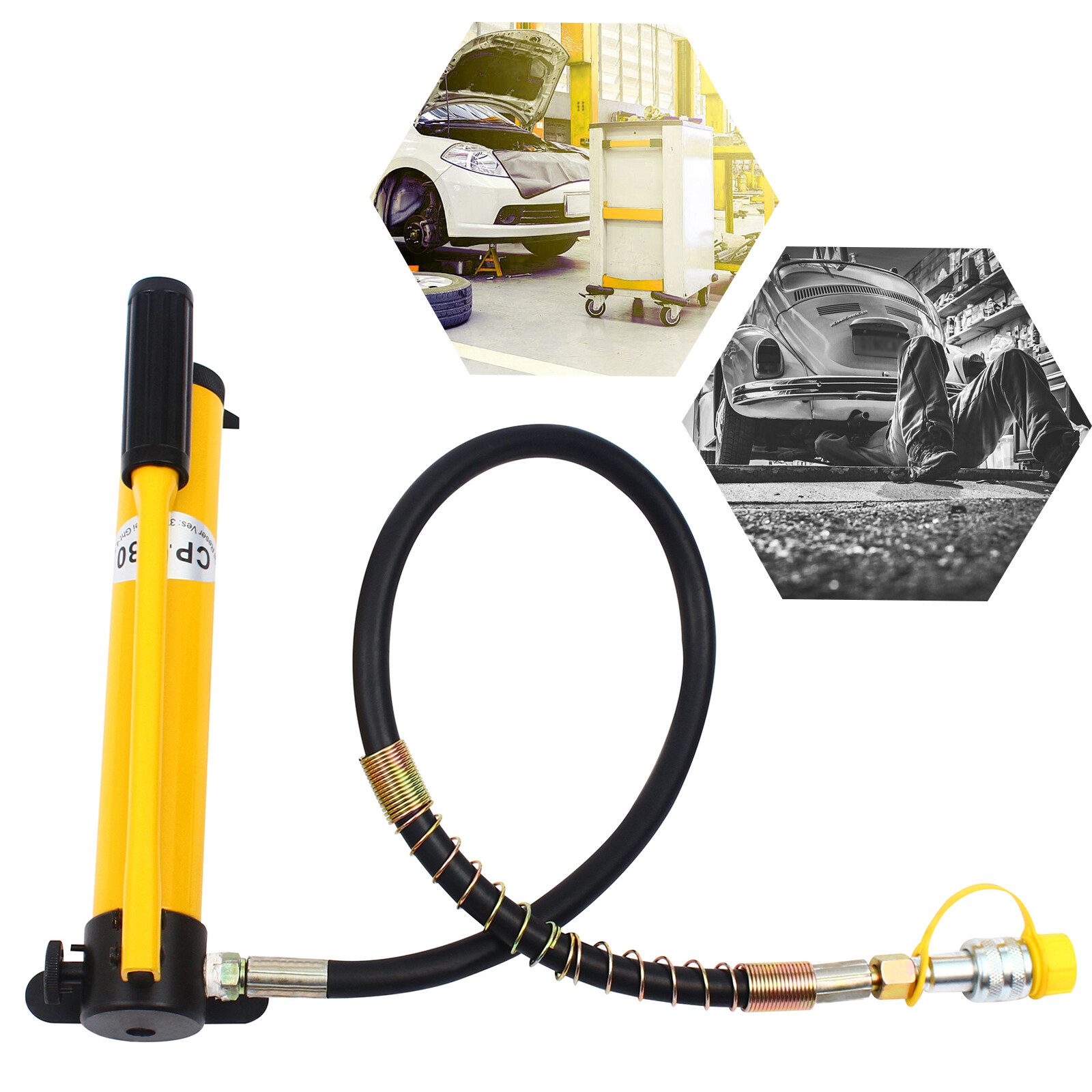 10Ton 10000PSI Portable High Pressure Hydraulic Hand Pump Manual Hydraulic Pump