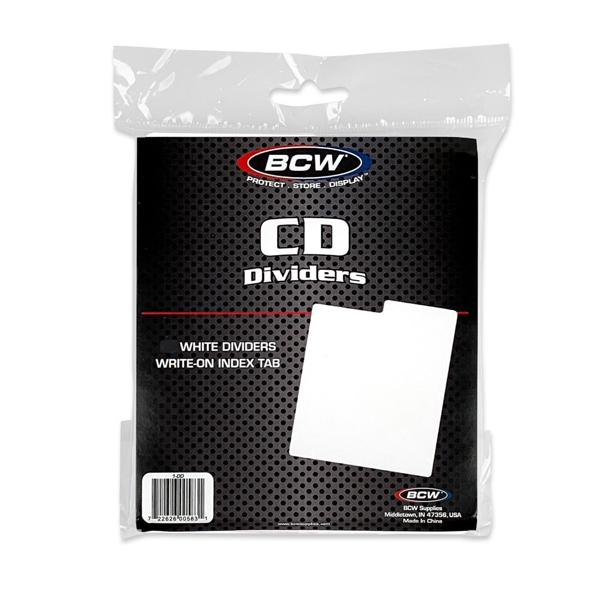 New (100 ct) BCW CD Disc Dividers for Storage Boxes