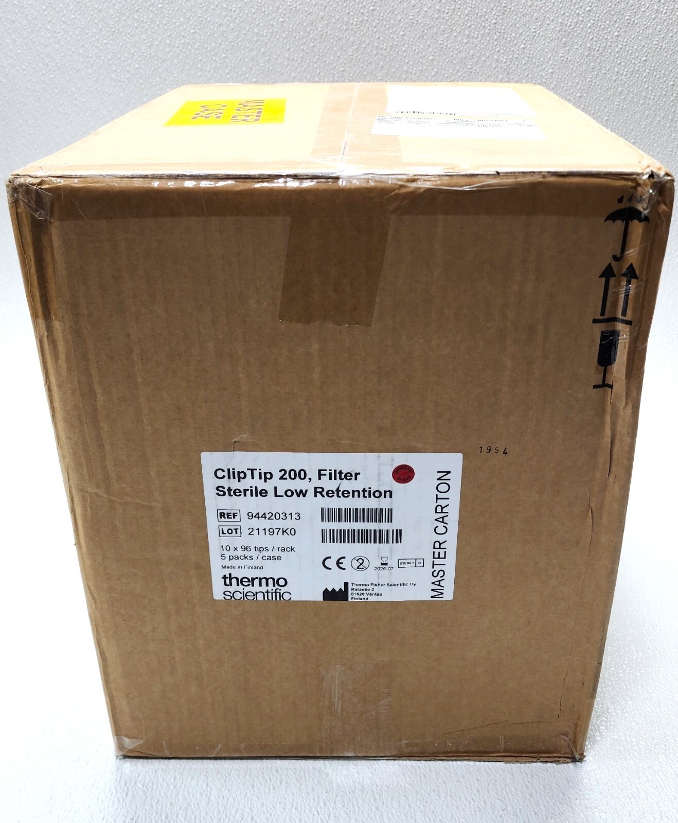 Thermo Scientific 94420313 ClipTip 200uL Filtered Sterile Low Retention Tips  Cs