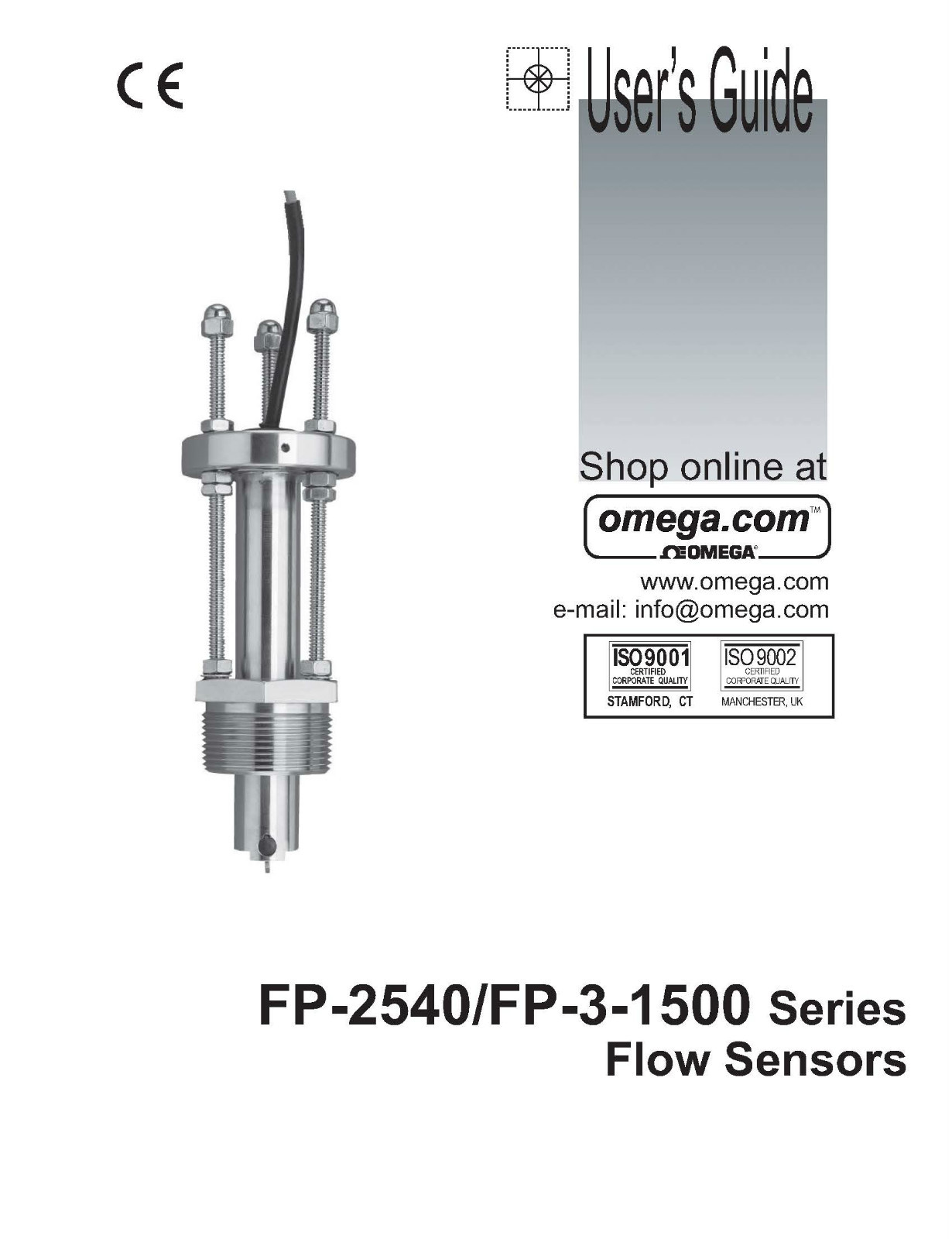 Omega METAL HOT-TAP FLOW SENSOR FP-3-1500-2B
