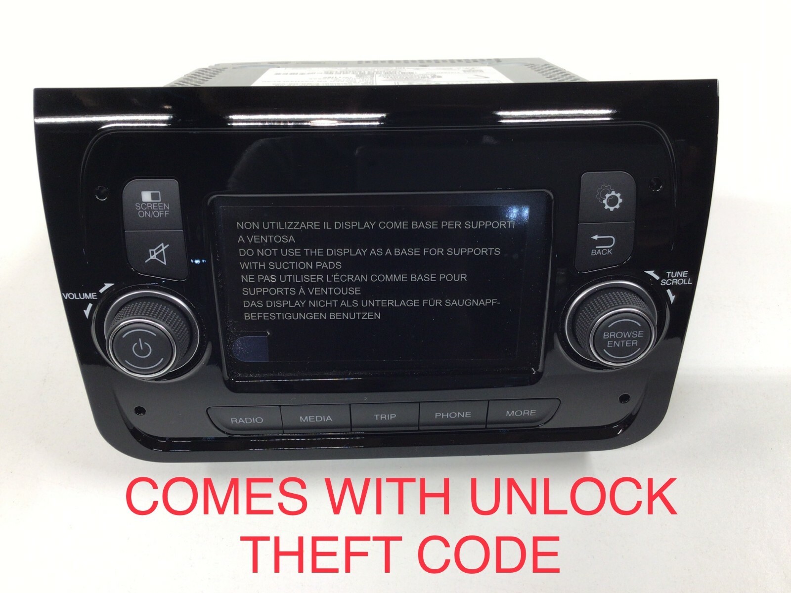 19-21 DODGE RAM PROMASTER 5.0 DISPLAY SCREEN BLUETOOTH RADIO RECEIVER ST# D27