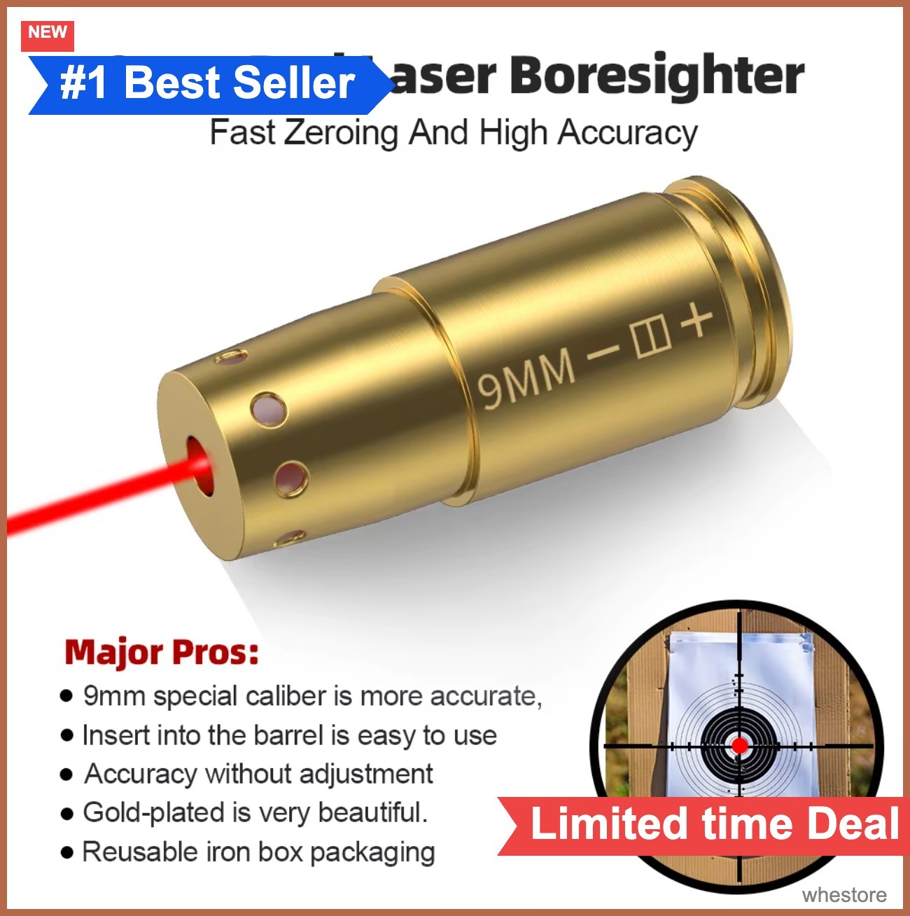 Red Light Calibrator 9mm Professional Short Term Calibration Tool