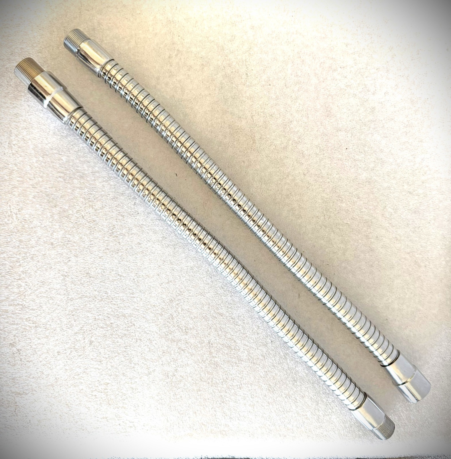 Set of 2 Microphone Goosenecks 5/8-27 Thread - 13 inches - Male to Female