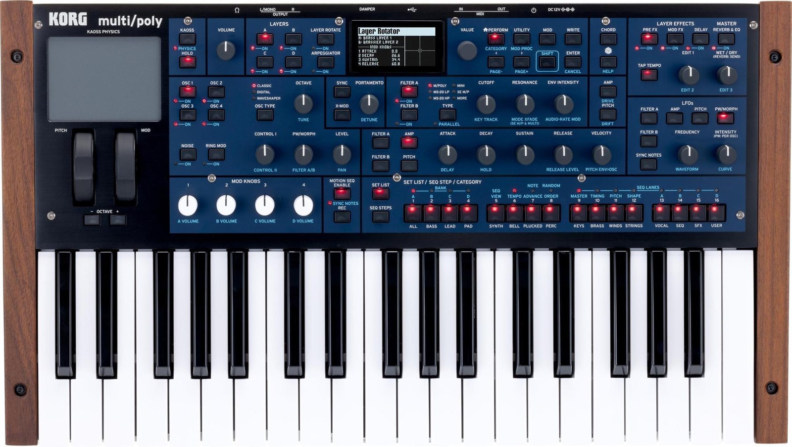 Korg Multi/Poly Analog Modeling Synthesizer