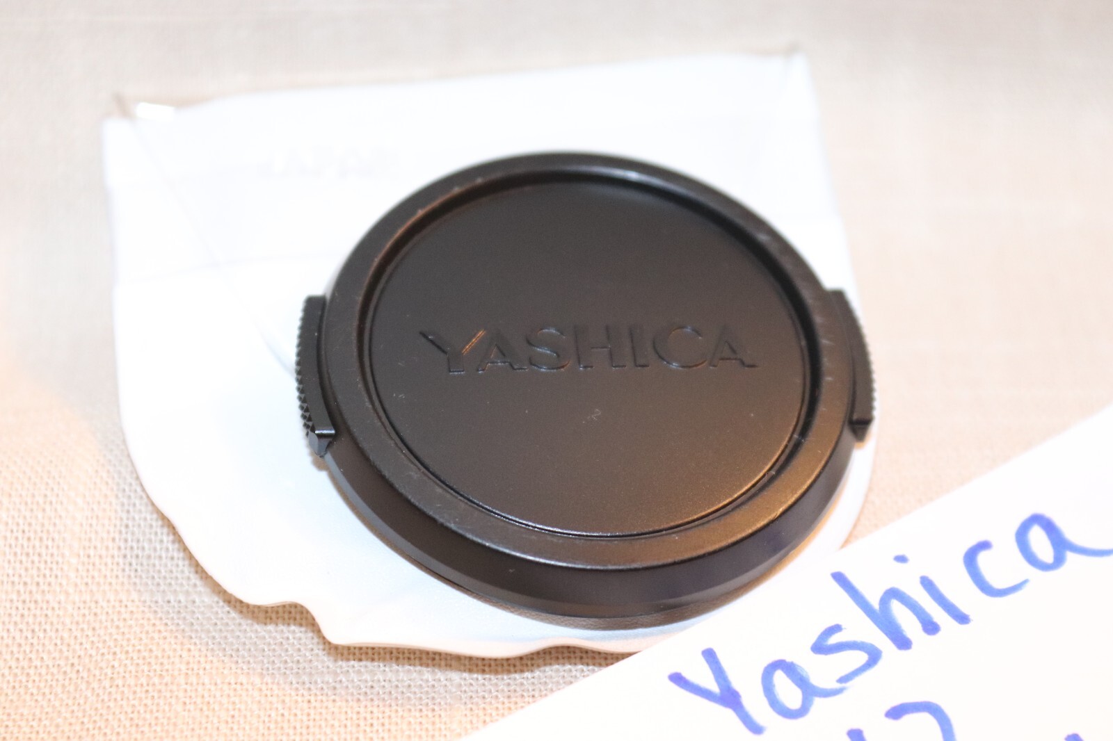 Orig YASHICA K-42 FRONT LENS CAP Push/SNAP-On For 49mm Thread Size Lens NearMINT