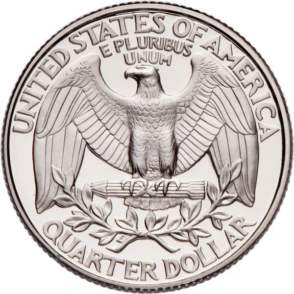 1998 S proof Washington quarter