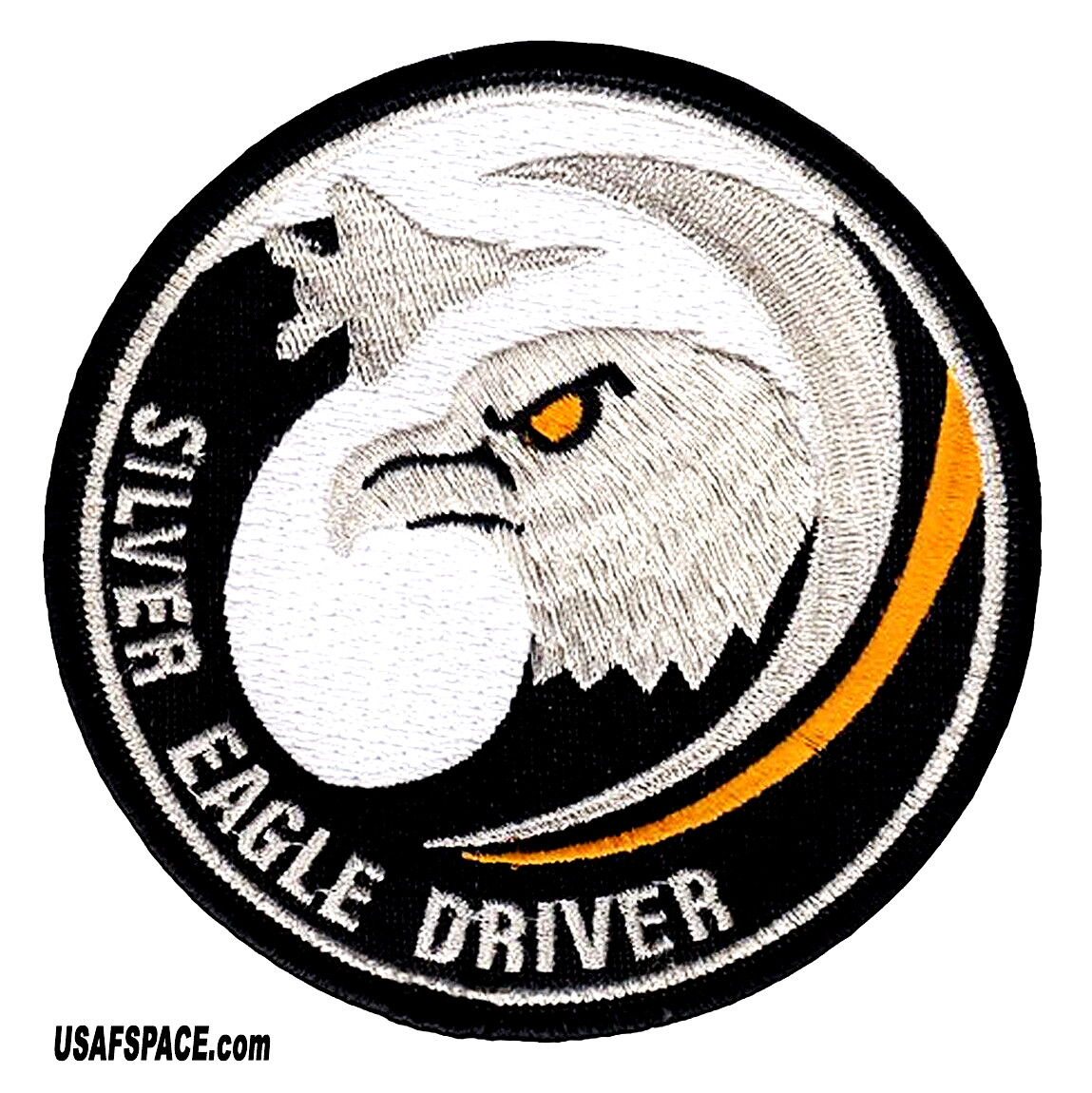 USAF 550 FIGHTER SQ –550 FS- F-15E SILVER EAGLE DRIVER- Oregon ANG - VEL PATCH