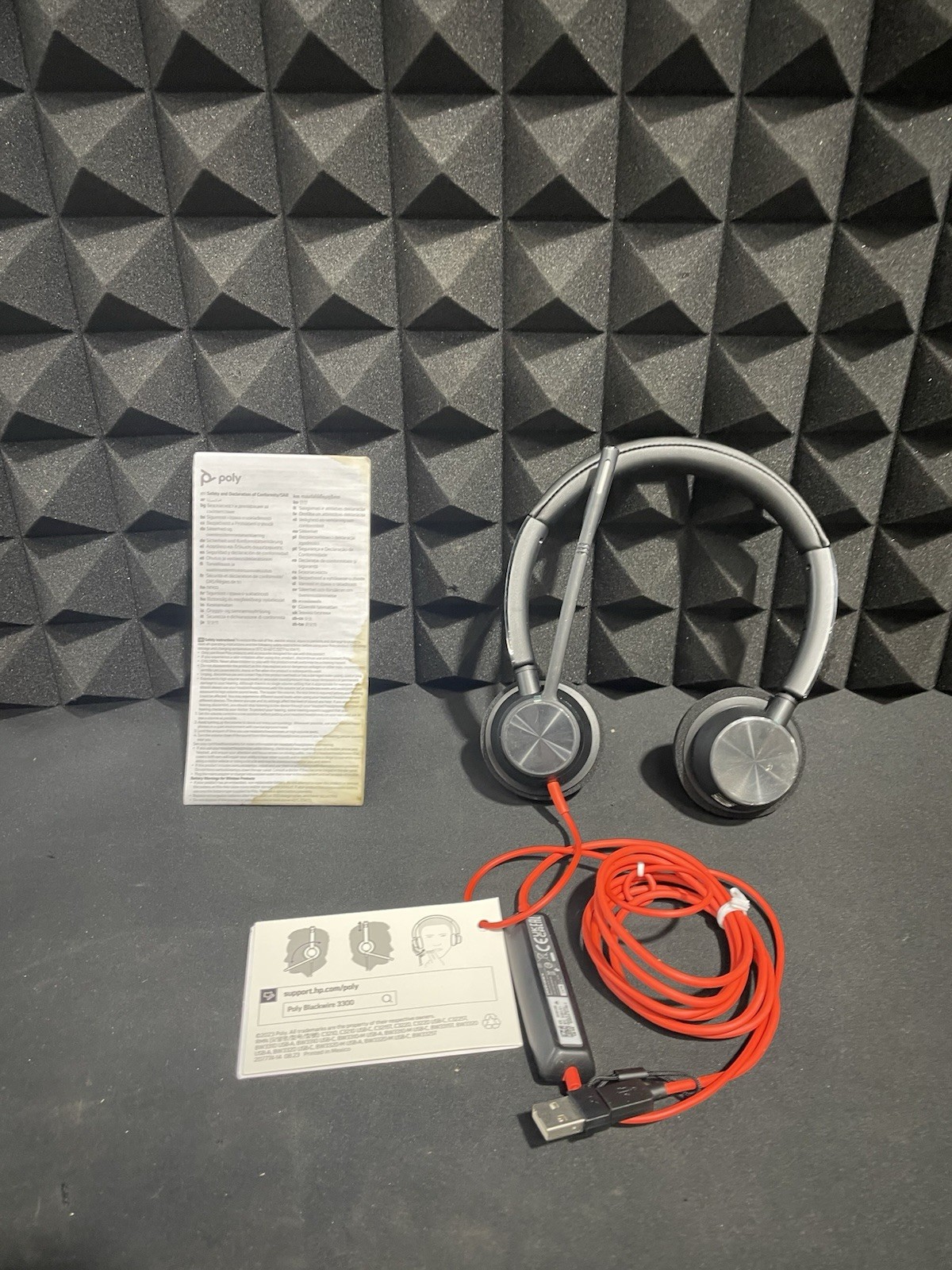 Poly Blackwire C3320-M Stereo USB-C/A Headset 8X220AA Open Box