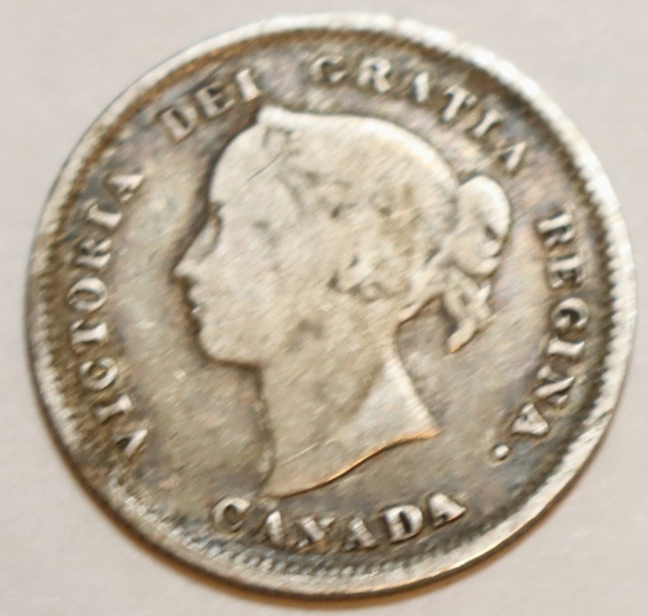 1888 Canada Silver 5 Cent