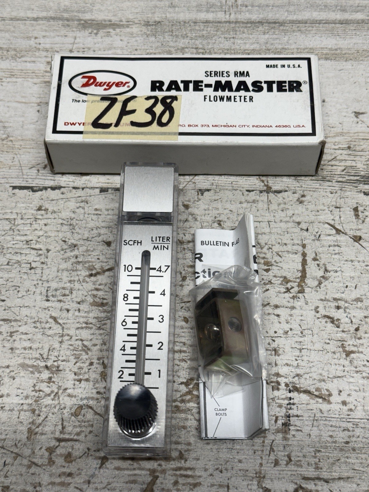 Dwyer Rate-Master Series RMA Flowmeter 56-167061-00 New