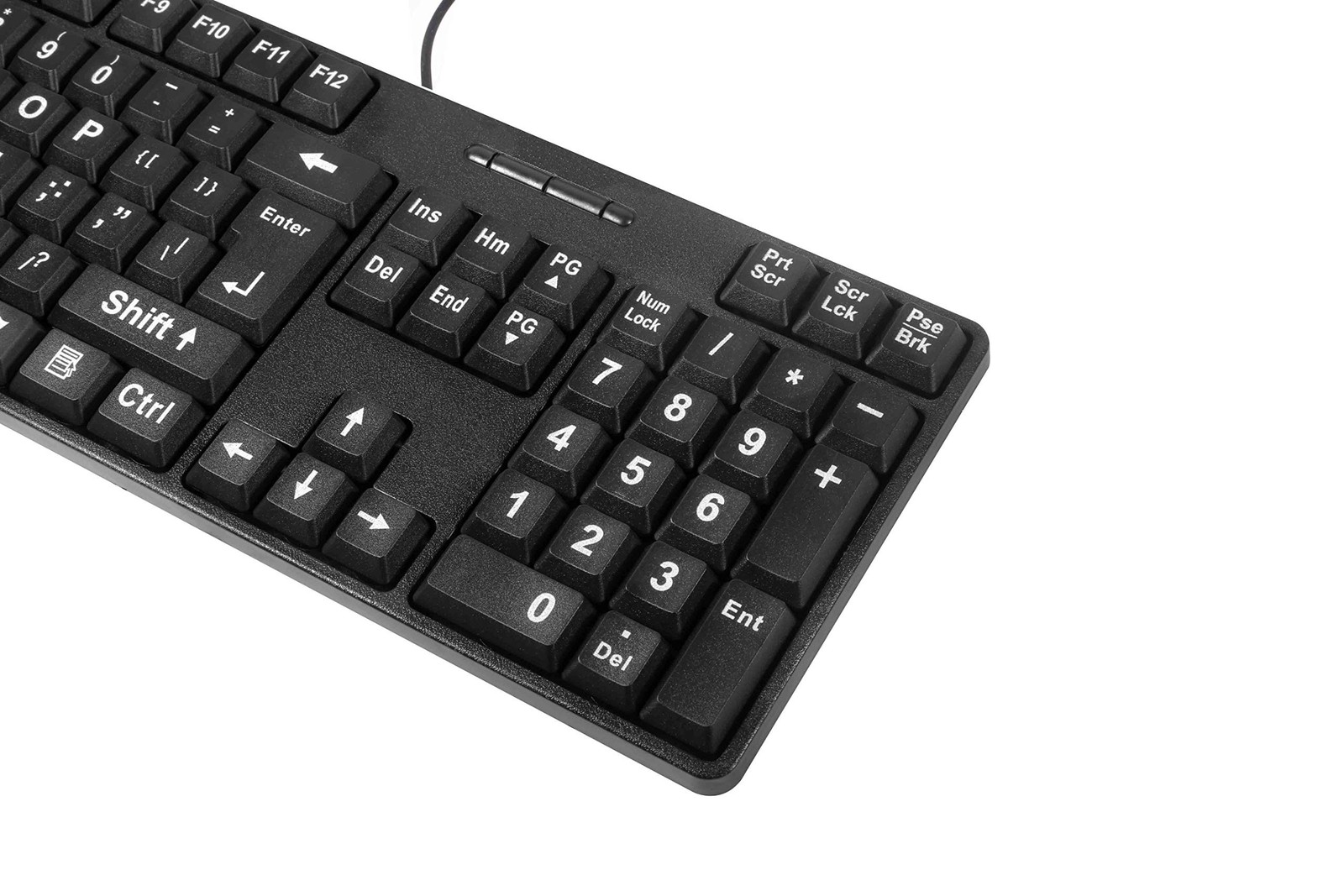 MCSaite Wired PS2 104 Keys Computer Keyboard and Mouse Combo - Big Print Lett...