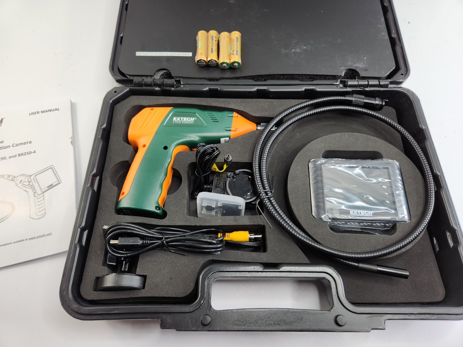 Extech BR250 - Video Borescope / Wireless Inspection Camera With 3 Foot Cable