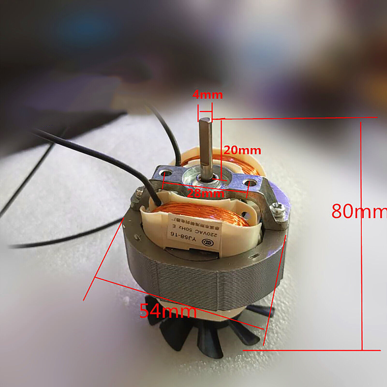 For Ventilation Fan Heater 220V Motor YJ58-16 Shaded Pole Asynchronous