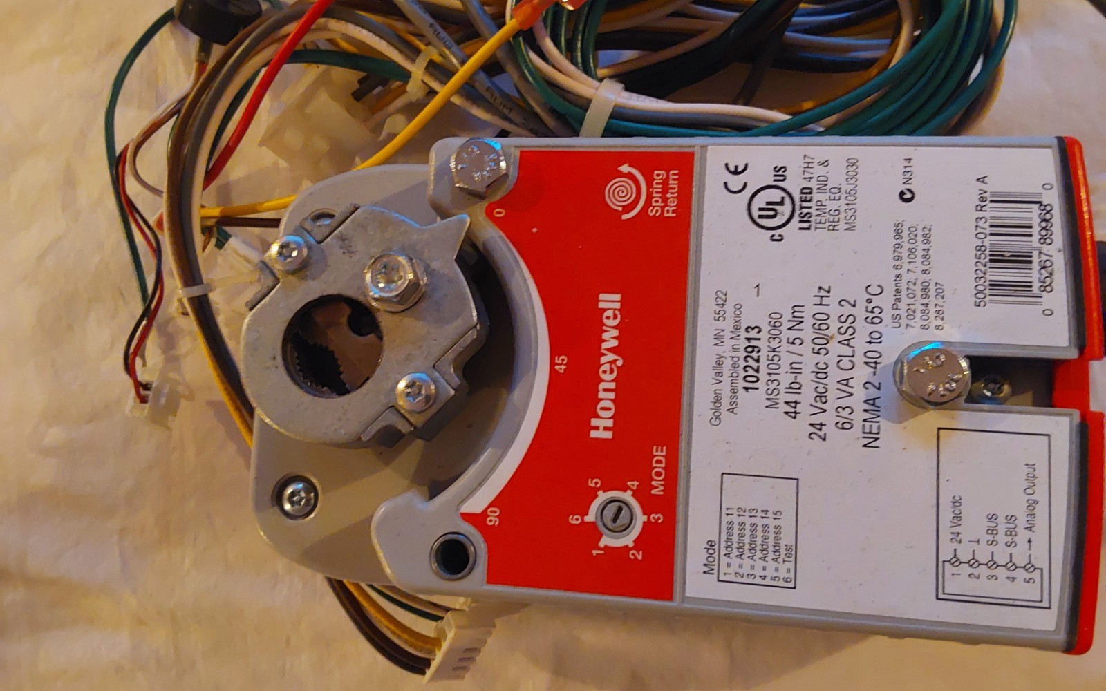 HONEYWELL 1022913 Actuator
