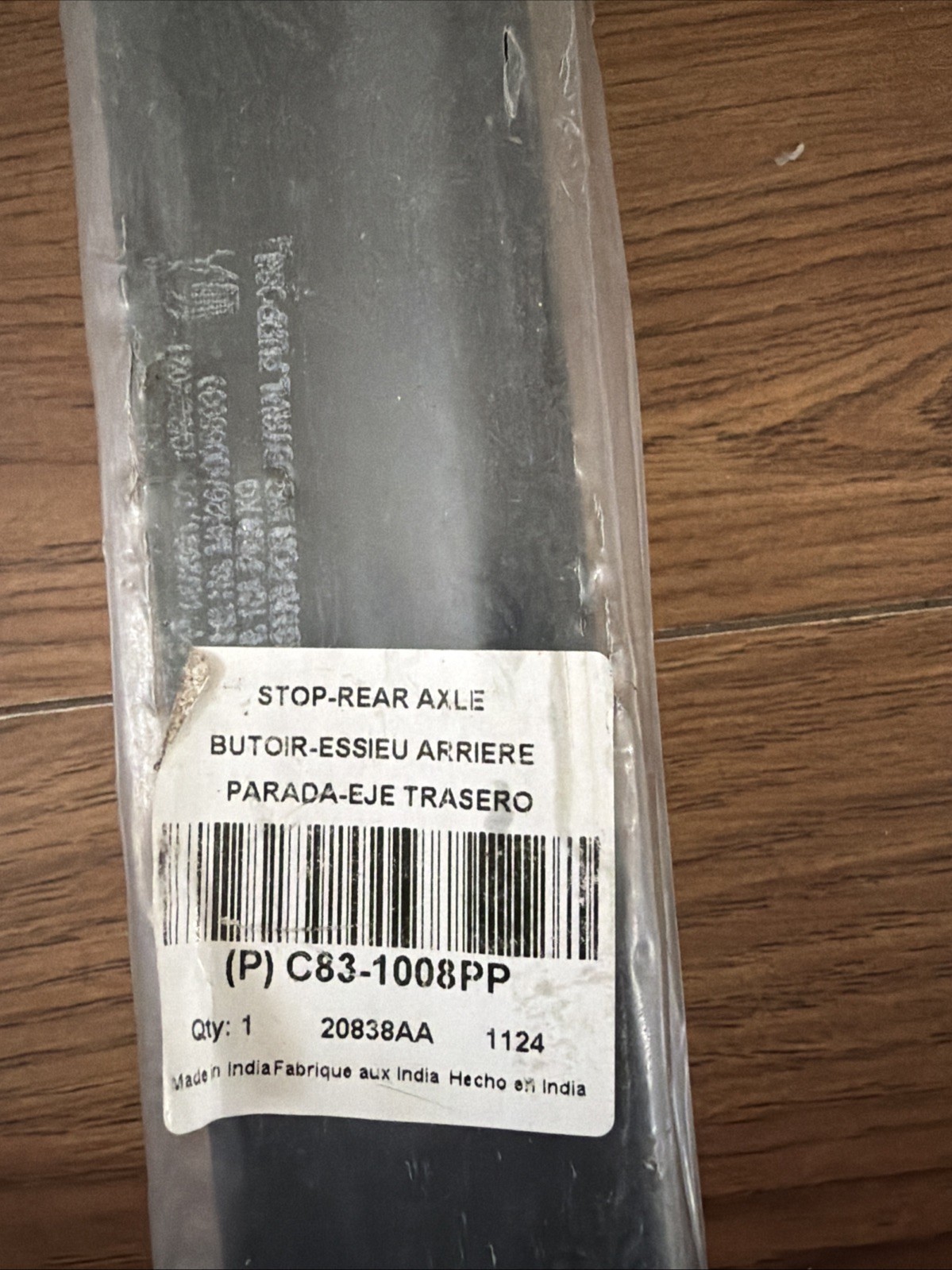 Paccar Aluminum Stop Rear Axle 20838AA C83-1008 Genuine OEM Unit