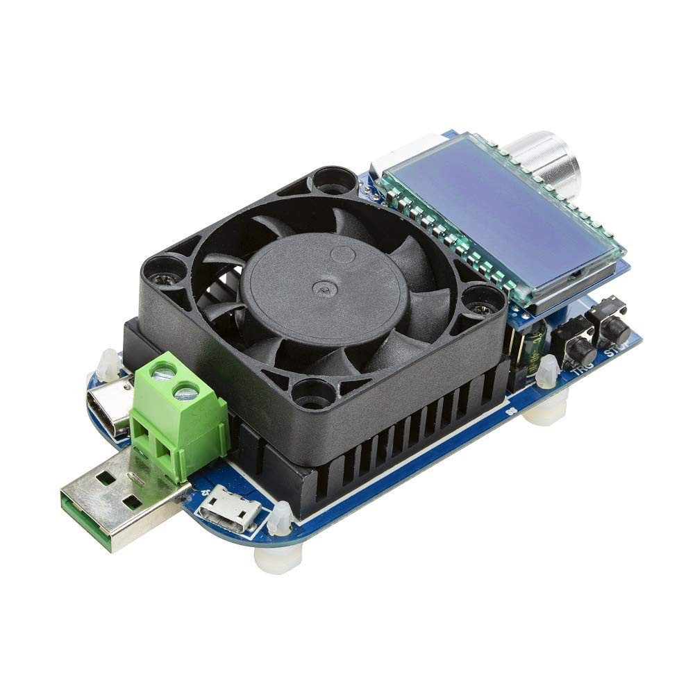 Electronic USB Load Tester, Adjustable Discharge Resistor Module 35W, Test an...