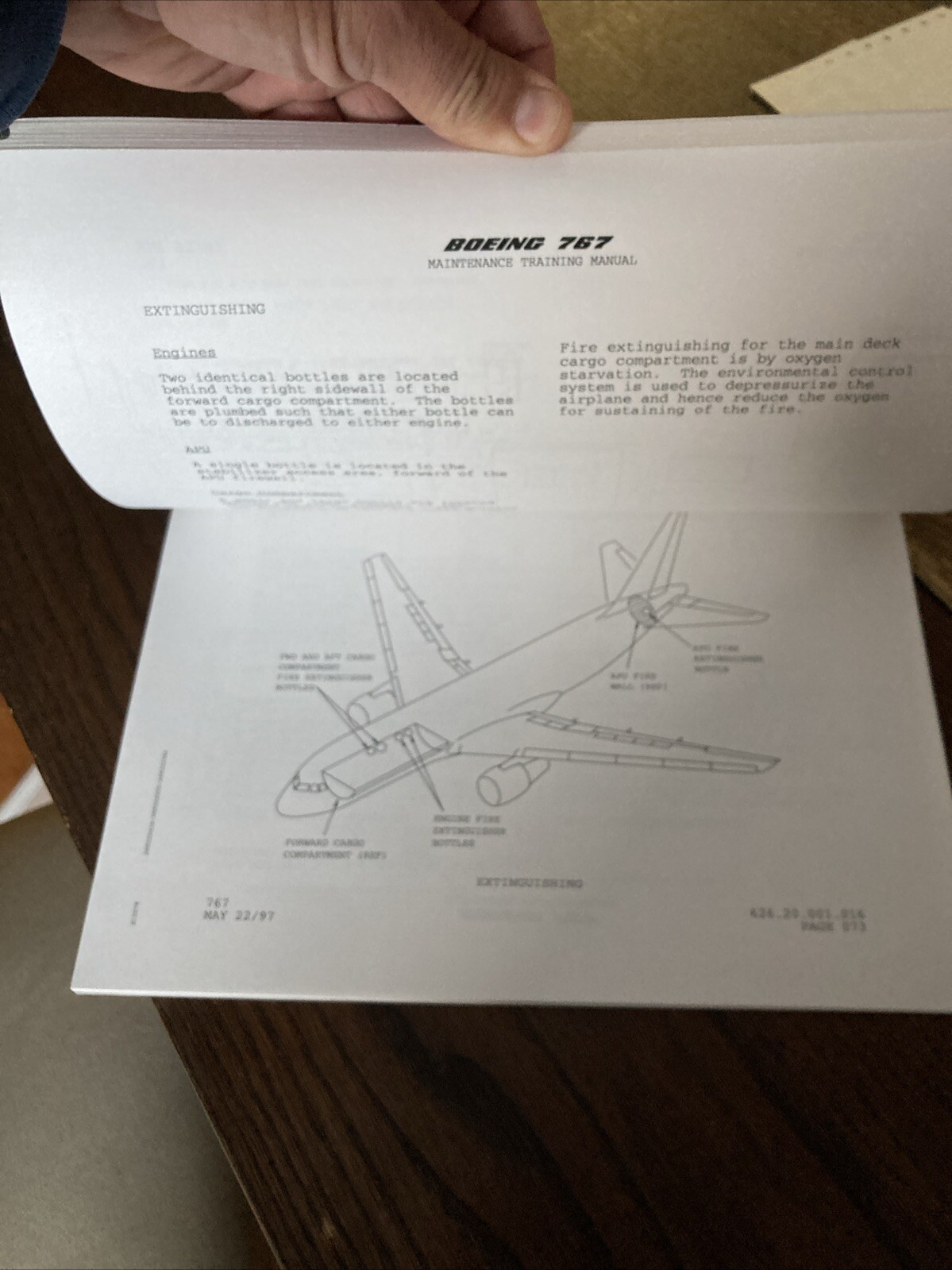 Boeing 767-200 Proficiency ATA 26 Fire Protection