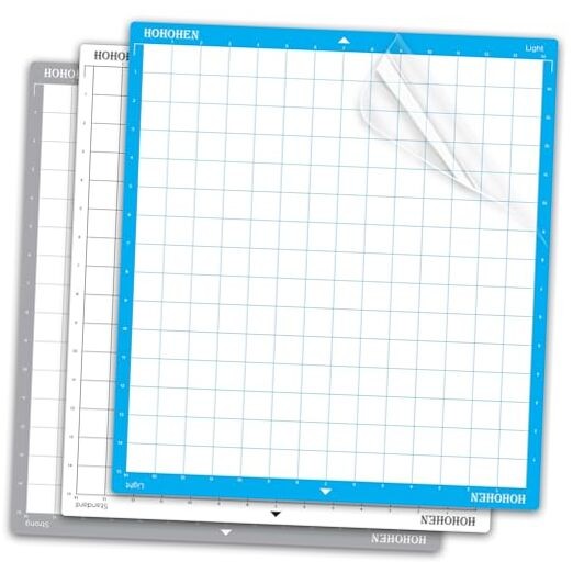 Cutting Mats for Silhouette Cameo 4 Plus and Cameo 5 Plus,14x15 Variety-3 Pack