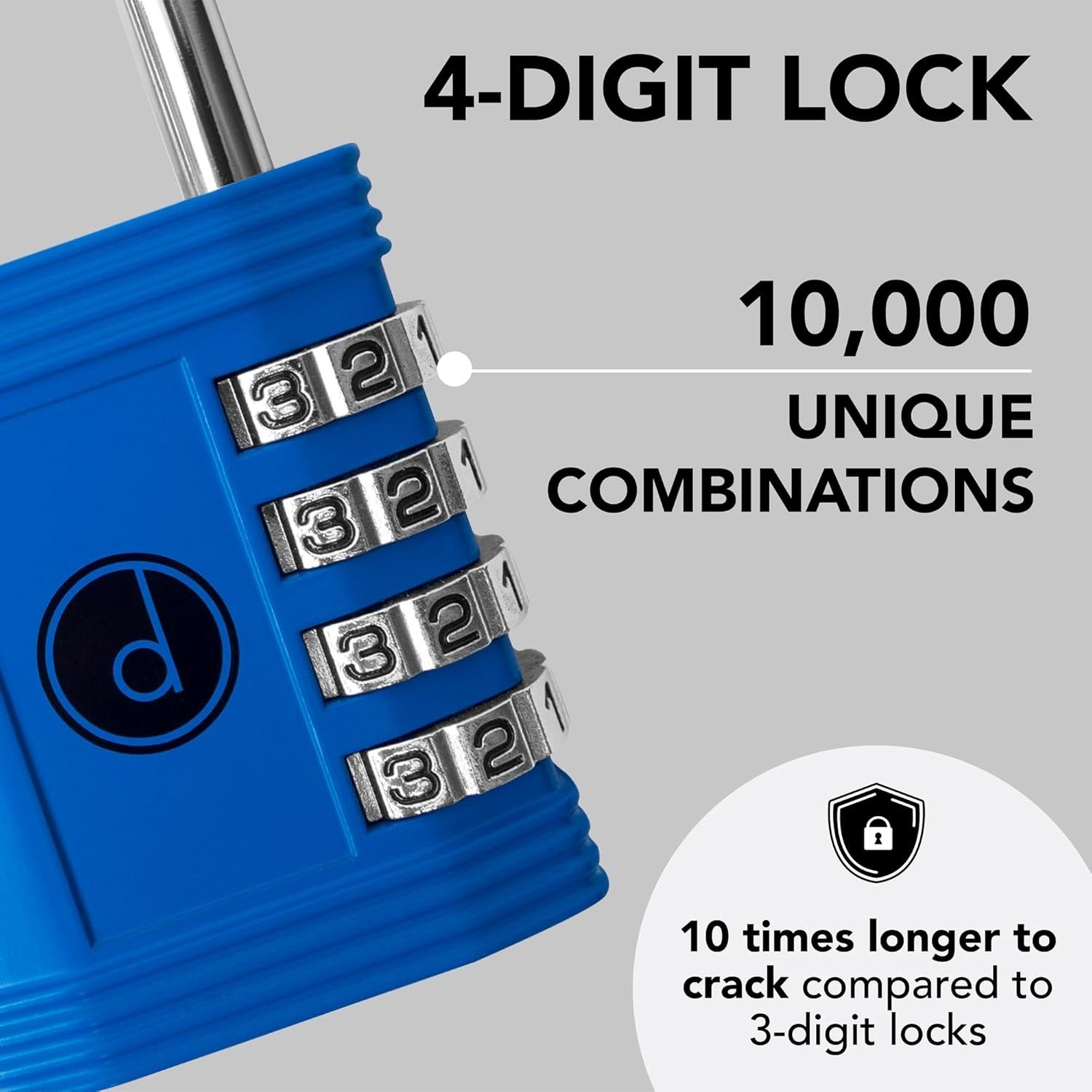 Compact Weatherproof Combination Padlock - Custom Code for Ultimate Security