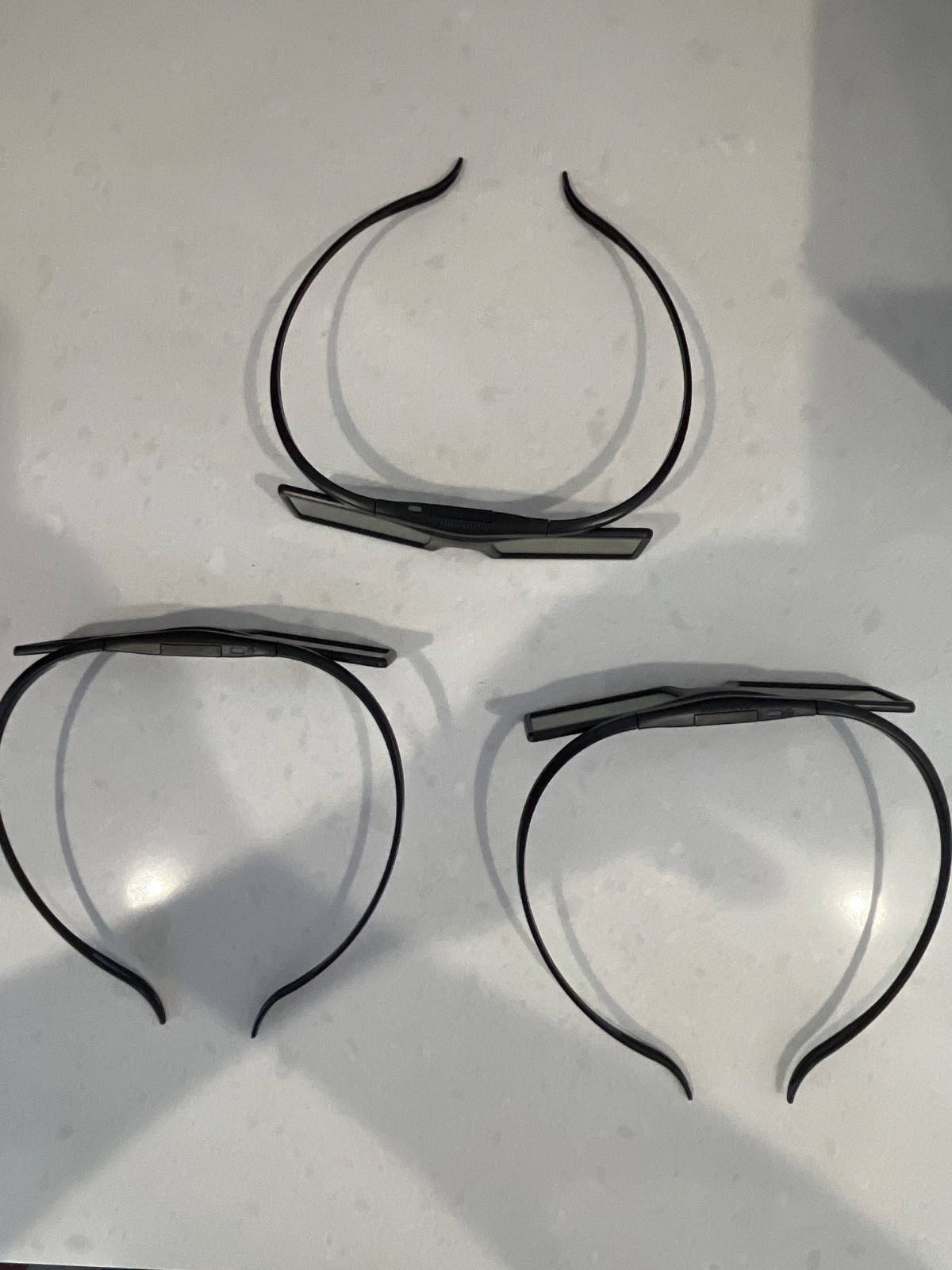 Samsung 3D Glasses Set of 3 Black Compatible with Samsung 3D TV Model SSG-4100GB