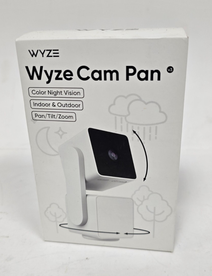 WYZE Cam Pan HD WiFi 360° Pan/Tilt/Zoom Motion Detect Night Vision In/Outdoor