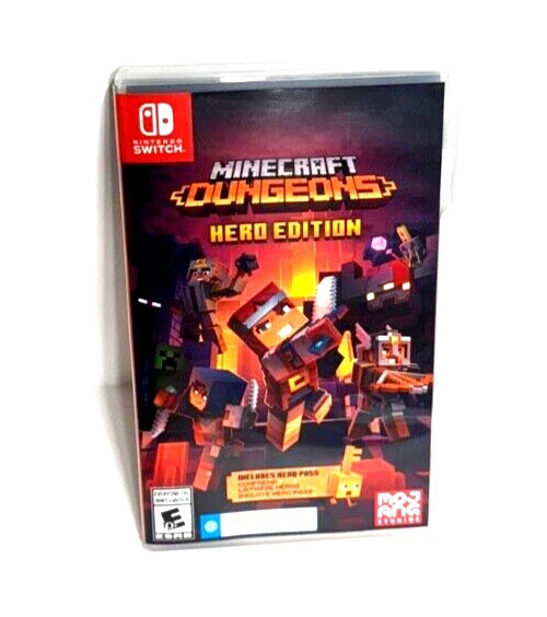 Minecraft Dungeons Hero Edition - Nintendo Switch AUTHENTIC REPLACEMENT CASE ONL