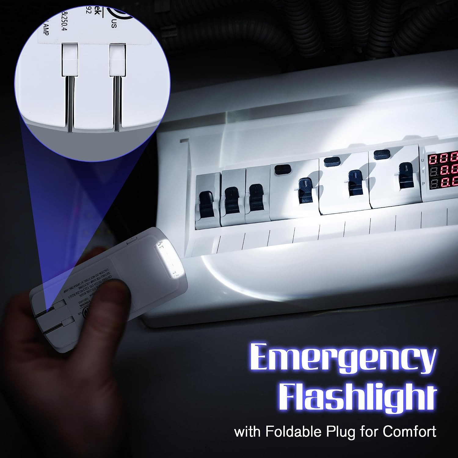 5-in-1 Rechargeable LED Night Lights with Motion Sensor - 3 Pack