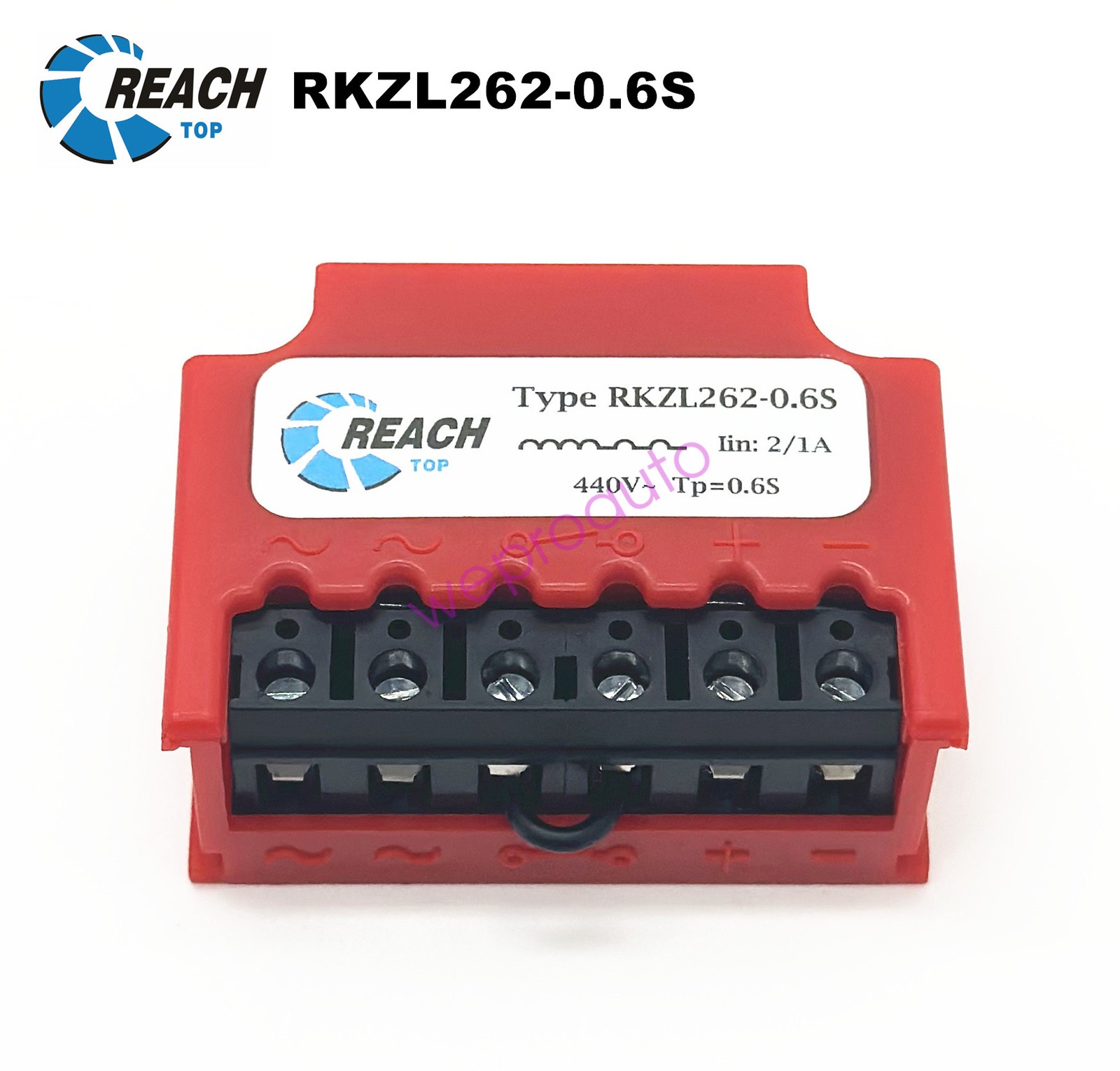 REACH Type RKZL262-0.6S 440V~ Iin:0.6S 2/1A Tp=0.6s brake rectifier module