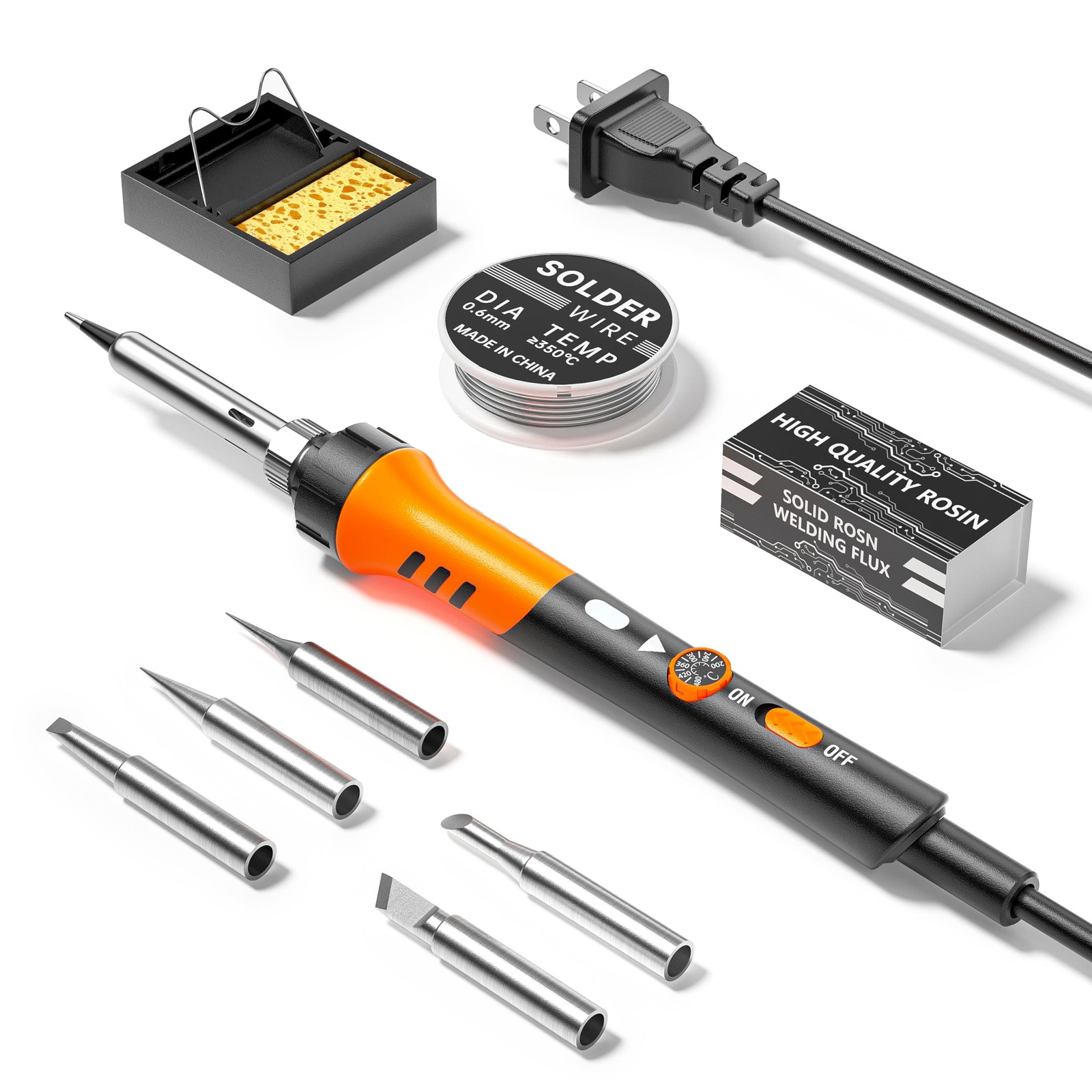 60W Precision Soldering Micro Pen Heavy Duty Kit Small Solder Iron Tool Adjust