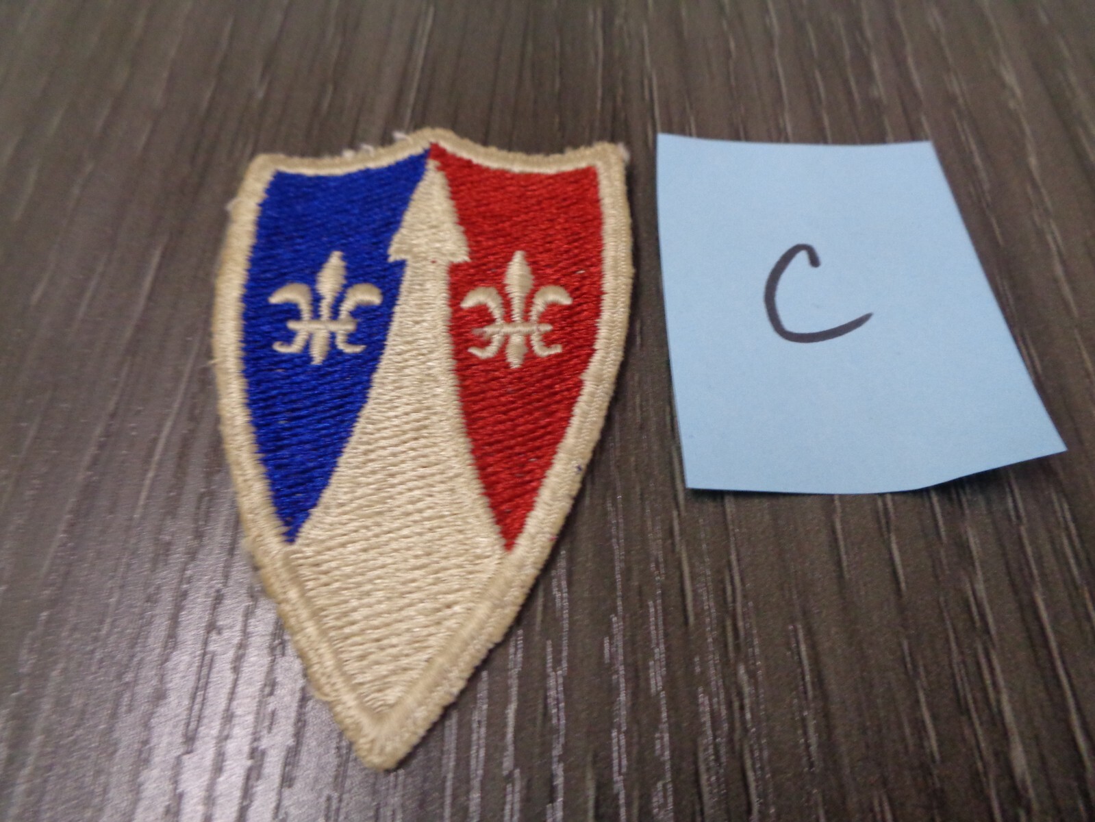 MILITARY PATCH US ARMY EUROPEAN THEATER SUPPORT COMMAND TASCOM COLORED OLDER C
