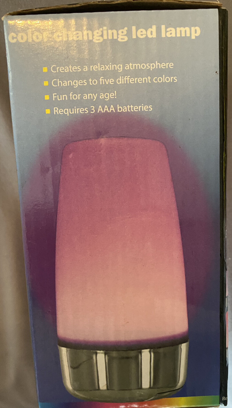 Brand New 6.5” Color Changing LED Lamp