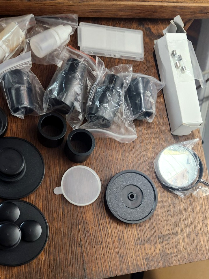 AmScope  MU1803 Microscope Digital Camera Components WF16X,WF10X/18  NO CAMERA
