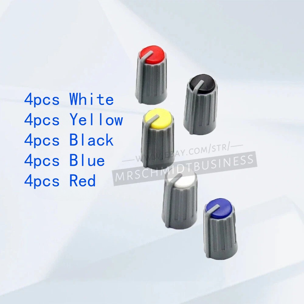 20PCS Replacement Colorful Rotary Control Knob Cap For BEHRINGER Mixer (5 Color)