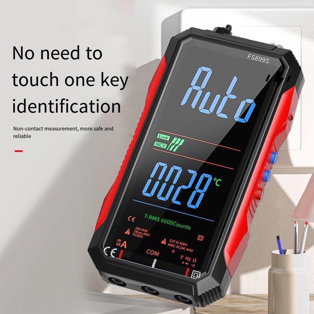 FS899S Test Meter Supporting Multiple Measurement Modes Including AC DC Voltage