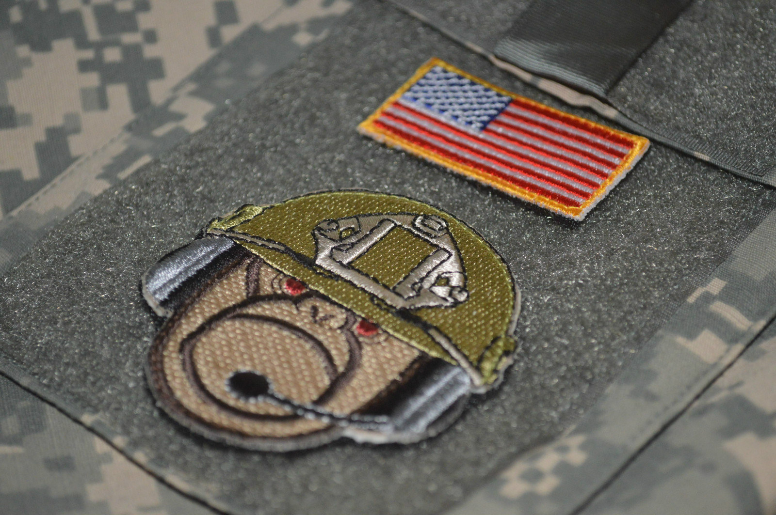 KANDAHAR POLO CLUB USMC FORCE RECON WARRIORS WAR TROPHY: Trunk Monkey + Flag Tab