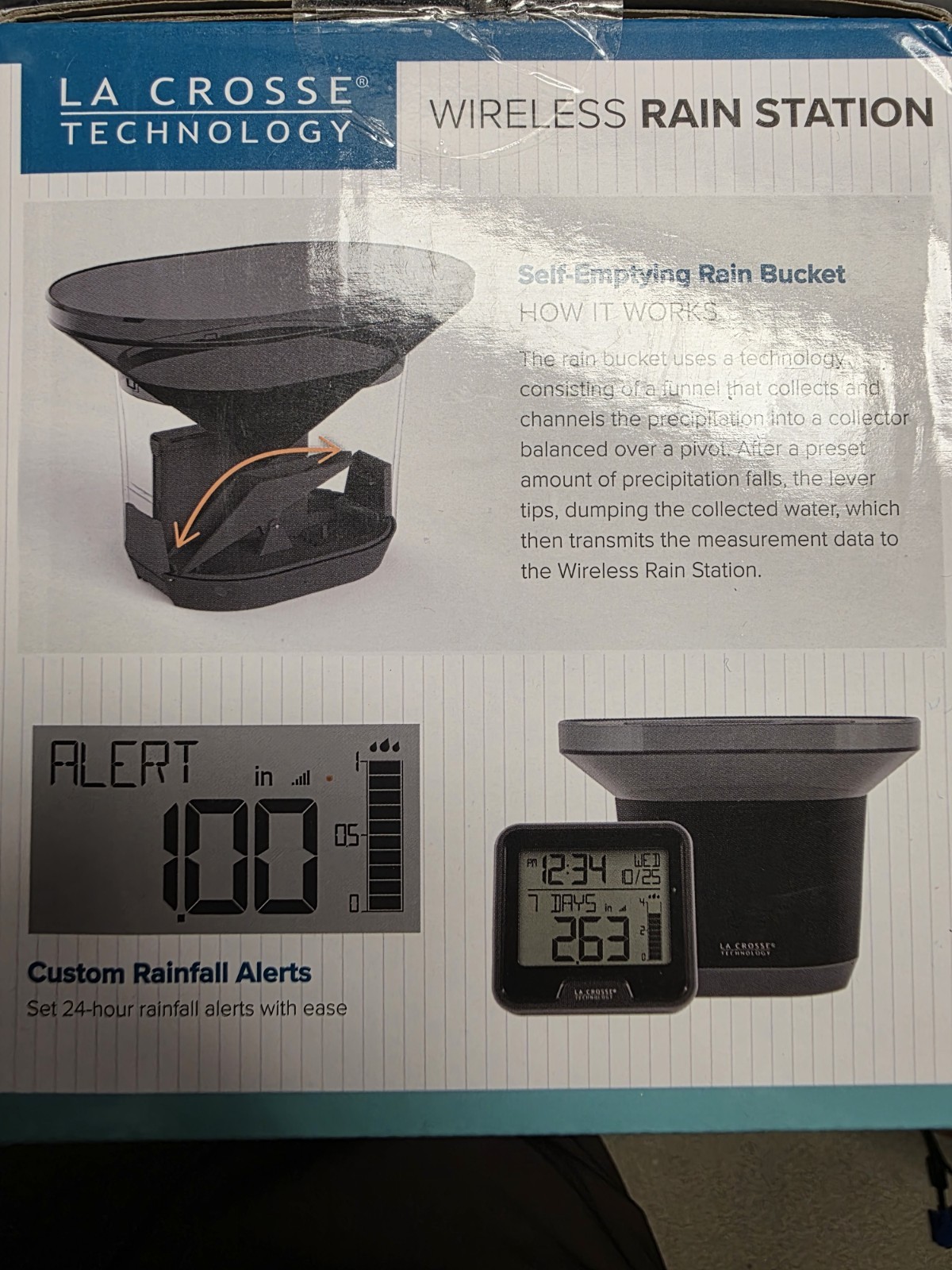 LA CROSSE Technology, Wireless Rain Station